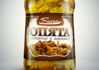 Этикетки для консервов Барко