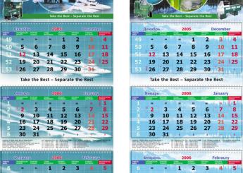 Фирменный квартальный календарь Westfalia Separator