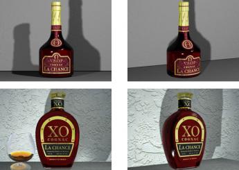 Коньяк в La Chance в 3D
