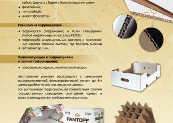 Дизайн листовок Гофра